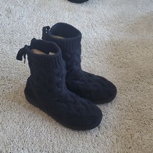 UGG black sweater boots
